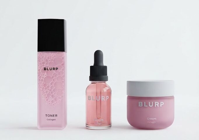 Ultimate guide showing a step-by-step korean skincare routine with BLURP products