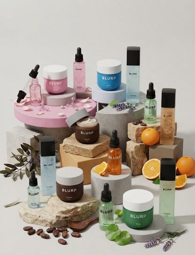 BLURP complete skincare lineup and guide for finding your true skin type